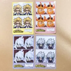 ヒロアカ 証明写真風ステッカー 4枚セット
