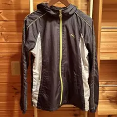【匿名配送】PUMA 裏メッシュ ナイロンパーカー フルジップパーカー