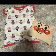 美品　アンパンマン　ロンパース 腹巻き セット　どきんちゃん　バイキンマン