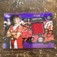 Topps 25/26 Lennart Karl RC Relic 41/150 - メルカリ