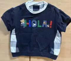 familiar HOOLA!刺繍 半袖 Tシャツ 90サイズ