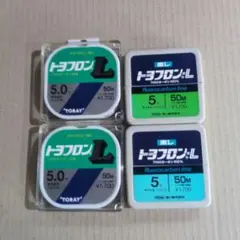 東レ トヨフロンL フロロカーボン 5号 50m 4個セットのサムネイル