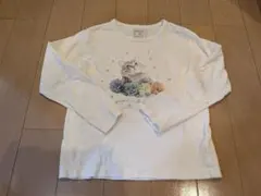 GLOBALWORK　猫イラスト 長袖カットソー 130