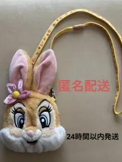 ディズニー ミスバニー ぬいぐるみポシェット　パスケース　ポーチ