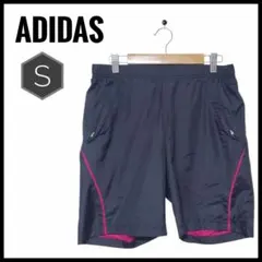【美品】ADIDAS ハーフパンツ S スポーツウェア ランニング 黒
