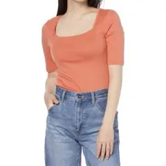 Amazon Essentials Tシャツ 五分袖 レディース M