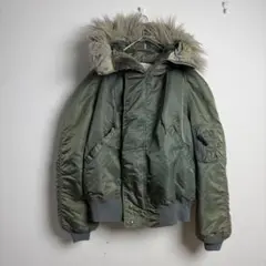 622 ALPHA N-2B Sage Green Bomber Jacket