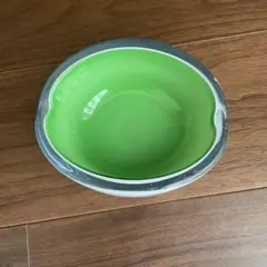 昭和レトロ　ガラス製 灰皿・赤のみ