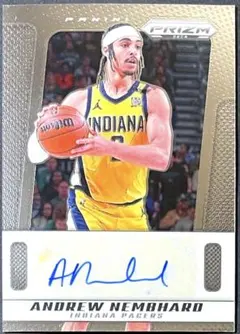 Andrew Nembhard Prizm Deca Auto サイン NBA