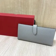 BONAVENTURA 二つ折り財布 グレージュ×コーラル - メルカリ