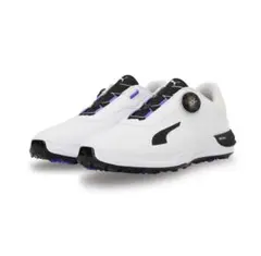 Puma DISC ゴルフシューズ ホワイト/ブラック/パープル