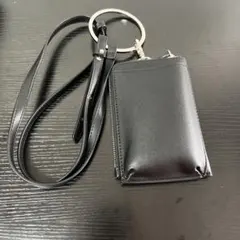 か*ん様 スマホショルダーバッグ ブラック
