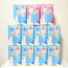 ラウンドワン限定 リゼロ フィギュア クリームソーダ 11点セット(ラム＆レム)