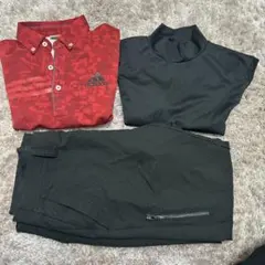 アディダス　ゴルフウェア　3点セット