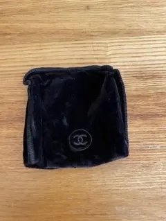 [CHANEL］ ベルベット製ポーチ org.jpg