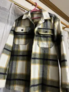 ZARA リラックスフィット チェックシャツジャケット