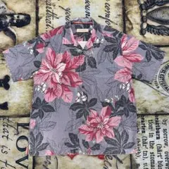 Tommy Bahama シルク100% アロハシャツ 開襟 花柄 総柄 Mのサムネイル