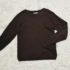 MHL. クルーネック プルオーバー ブラウン Mのサムネイル