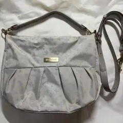 ラシット　グレー 2way ショルダーバッグ