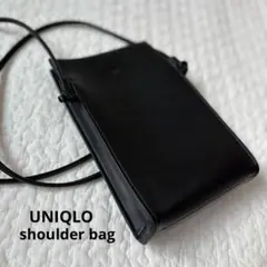 UNIQLO ユニクロ　レザータッチミニツールショルダーバッグ