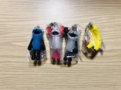 パペットスンスン つまんでつなげて ひょっこり マスコット 4種