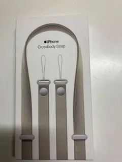 Apple純正　iPhone クロスボディストラップ タン