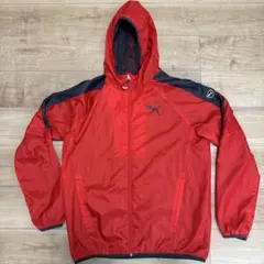 PUMA フード付きジャケット Lサイズ レッド