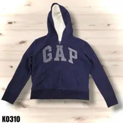 GAP Y2K 平成 ギャル ネイビーパーカー フルジップ ボア K0310