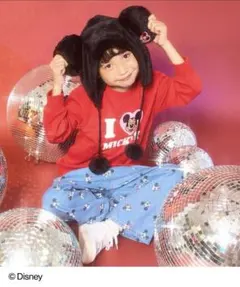 ANAPミッキーマウス耳付きフリース帽子