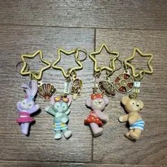 ディズニー ダッフィーのサニーファン キーチェーン 4つセット