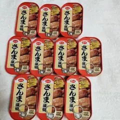 ☆　⑩缶　コープ さんま蒲焼　さんま蒲焼き缶詰め　賞味期限 2028年8月6日のサムネイル