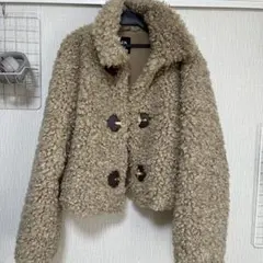 tina:jojun ボアジャケット アイボリー M | Mercari