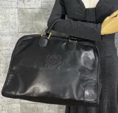 LOEWE ロエベ ハンドバッグ ボストンバッグ アマソナ40 アナグラム 黒のサムネイル