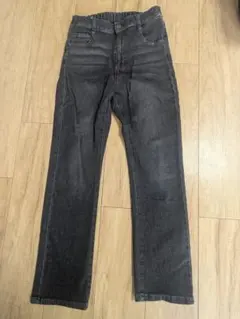 MPSブラック デニム ストレートパンツ160