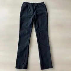 Tucheグンゼ 黒 スリムフィット ロングパンツ120cm