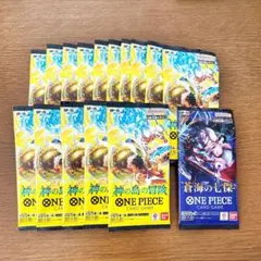ワンピースカード 蒼海の七傑 神の島の冒険 未開封パック まとめ売り 16パック