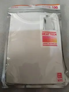 ユニクロ KIDS ヒートテック UネックT 九分袖