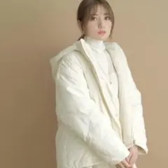 アプワイザーリッシェ リバーシブルボアキルトコート 1 S ホワイト