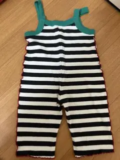 バースデイ ストライプ サロペット 90cm