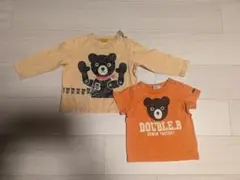 DOUBLE.B クマTシャツ 2枚セット