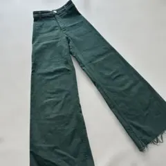 ZARA THE MARINE STRAIGHT ダークグリーン 32/22