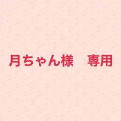 月ちゃん様専用ページ