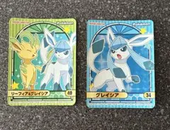 丸美屋 ポケモンシール 40リーフィア&グレイシア - メルカリ