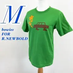 howies for R.NEWBOLD Mサイズ グリーン Tシャツ　刺繍