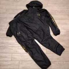 ＊UNDERARMOUR UA coldGear 防寒ジャージ YXL 黒＊