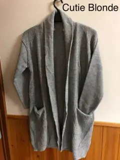 新品  Cutie Blonde  ロングカーディガン L