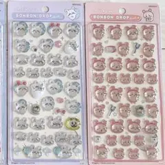 ちいかわ ボンボンドロップ シール　モモンガ　古本屋セット