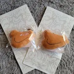 【新品未開封品】【2つ】鳩ホルダー 鳩サブレー キーホルダー小袋付豊島屋本店限定