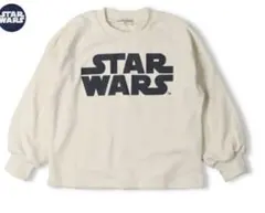新品タグ付き　スター・ウォーズSTAR WARS トレーナー クリーム色130のサムネイル