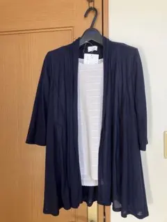 【未使用】七分袖 カーディガンとカットソー　２点セット　Ｍサイズ